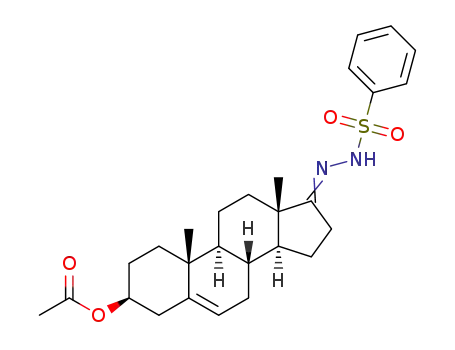 3-acetyl-5-dehydroepiandrosterone benzenesulfonyl hydrazone