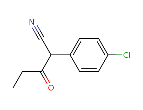 Benzeneacetonitrile,4-chloro-a-(1-oxopropyl)-