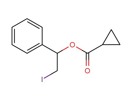 2-iodo-1-phenylethyl cyclopropanecarboxylate