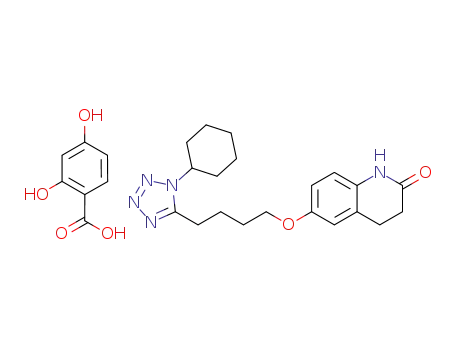 cilostazol 2,4-dihydroxybenzoic acid