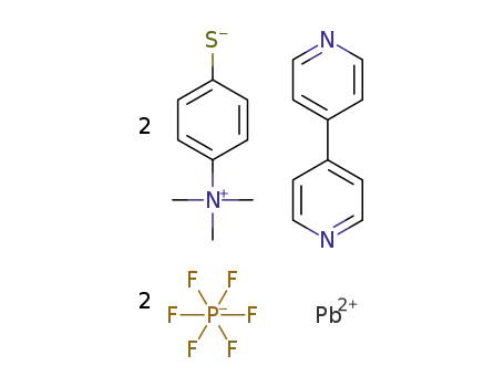 [Pb(4,4'-bipyridine)(4-(trimethylammonio)benzenethiolate)2](PF6)2