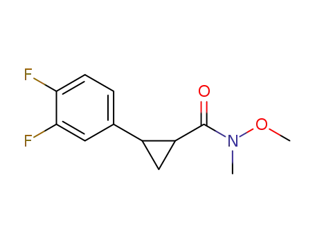 2-(3,4-difluorophenyl)-N-methoxy-N-methylcyclopropanecarboxamide