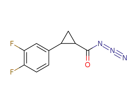 trans-2-(3,4-difluorophenyl)cyclopropanecarbonyl azide
