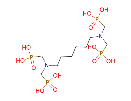 Molecular Structure of 23605-74-5 (Hexamethylenebis(nitrilodimethylene)tetraphosphonic acid)