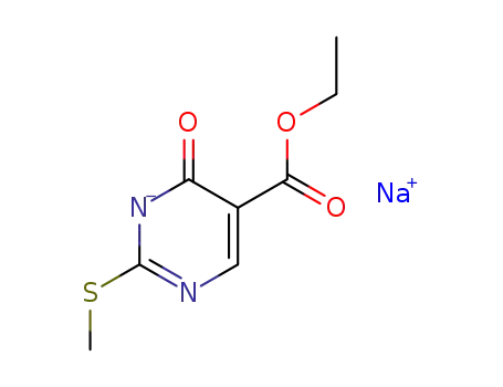 sodium 5-(ethoxycarbonyl)-2-(methylthio)-4-oxo-4H-pyrimidin-3-ide