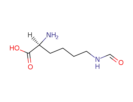 Molecular Structure of 1190-48-3 (N-EPSILON-FORMYL-L-LYSINE)