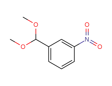 Molecular Structure of 3395-79-7 (3-Nitrobenzaldehydedimethylacetal)