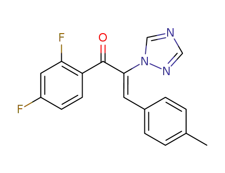 (Z)-1-(2,4-difluorophenyl)-3-(4-methylphenyl)-2-(1H-1,2,4-triazol-1-yl)prop-2-en-1-one