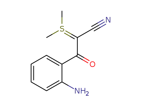 3-(2-aminophenyl)-2-(dimethyl-1-sulfonylidene)-3-oxopropanenitrile