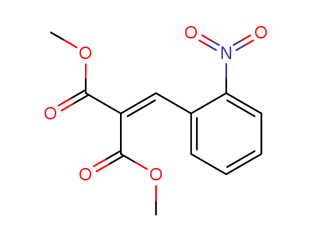 Molecular Structure of 65974-52-9 (dimethyl (2-nitrobenzylidene)propanedioate)
