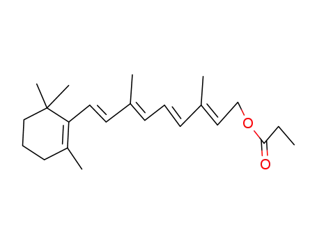Molecular Structure of 7069-42-3 (RETINYL PROPIONATE)