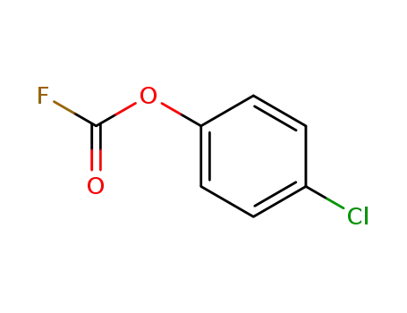 Molecular Structure of 1644-73-1 (Carbonofluoridic acid, 4-chlorophenyl ester)