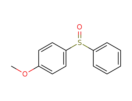 Molecular Structure of 951-92-8 (Benzene, 1-methoxy-4-(phenylsulfinyl)-)