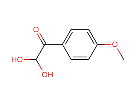 Molecular Structure of 16208-17-6 (4-METHOXYPHENYLGLYOXAL HYDRATE)