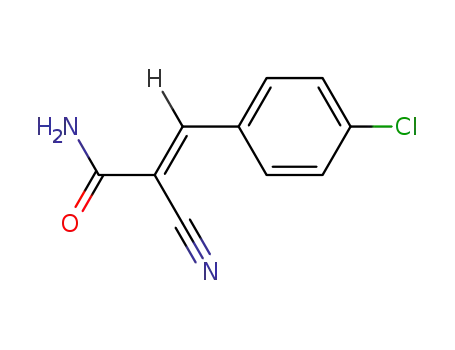 (E)-2-cyano-3-(4-chlorophenyl)-2-propenamide