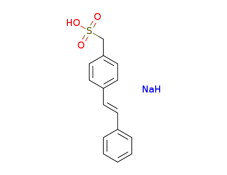 {4-[(E)-2-phenylethenyl]phenyl}methanesulfonic acid sodium salt
