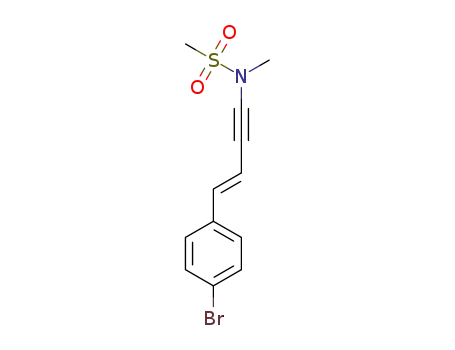 (E)-N-(4-(4-bromophenyl)but-3-en-1-yn-1-yl)-N-methylmethanesulfonamide