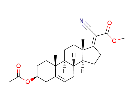 methyl (E)-2-[(3S)-3-acetoxyandrost-5-en-17-ylidene]-2-cyanoacetate