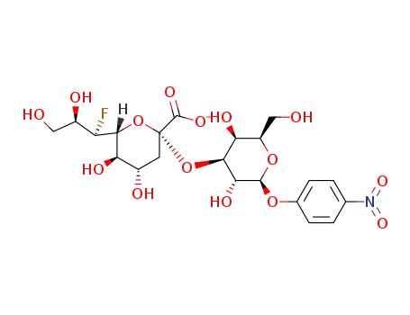 4-nitrophenyl O-(3,7-dideoxy-7-fluoro-D-glycero-α-D-galacto-2-nonulopyranosylonic acid)-(2→3)-O-β-D-galactopyranoside