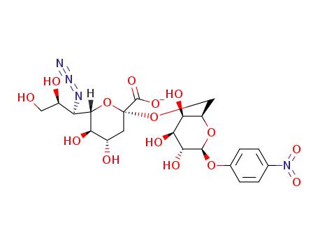 4-nitrophenyl O-(7-azido-3,7-dideoxy-D-glycero-α-D-galacto-2-nonulopyranosylonic acid)-(2→6)-O-β-D-galactopyranoside