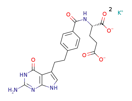 dipotassium (S)-2-(4-(2-(2-amino-4-oxo-4,7-dihydro-3H-pyrrolo[2,3-d]pyrimidin-5-yl)ethyl)benzamido) pentanedioate