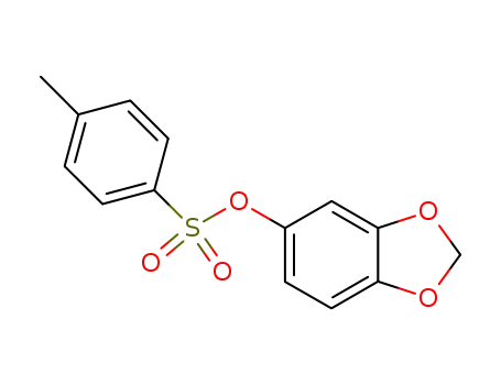 Molecular Structure of 16387-85-2 (1,3-benzodioxol-5-yl 4-methylbenzenesulfonate)