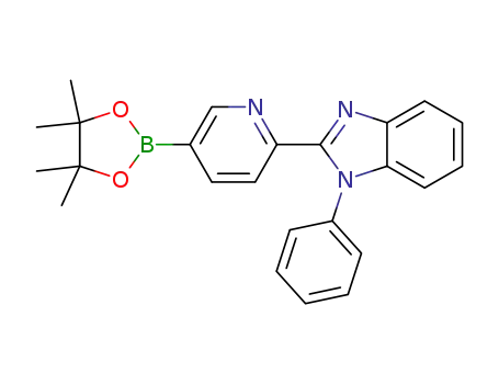 1-phenyl-2-(5-(4,4,5,5-tetramethyl-1,3,2-dioxaborolan-2-yl)pyridin-2-yl)-1H-benzo[d]imidazole