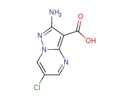 2-amino-6-chloro-pyrazolo[1,5-a]pyrimidine-3-carboxylic acid