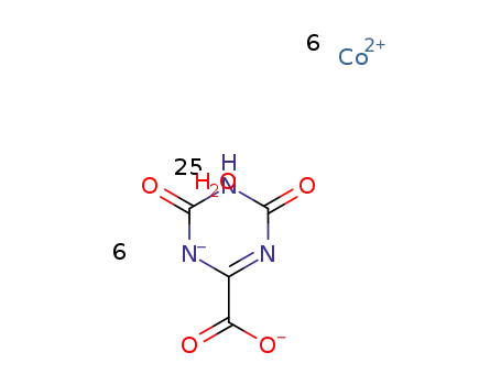 [(cobalt(II))3(oxonate)3(H2O)6]2*13H2O