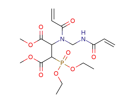 dimethyl 2-[acryloyl(acryloylaminomethyl)amino]-3-(diethylphosphono)succinate