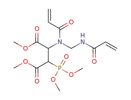 dimethyl 2-[acryloyl(acryloylaminomethyl)amino]-3-(dimethylphosphono)succinate