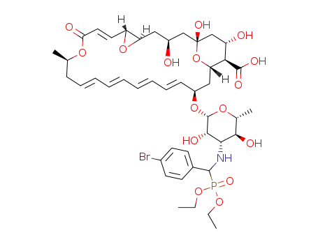 3'-N-[(4-bromophenyl)(diethoxyphosphinoyl)methyl]pimaricin