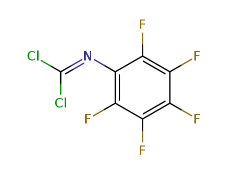 Molecular Structure of 64317-34-6 (Carbonimidic dichloride, (pentafluorophenyl)-)
