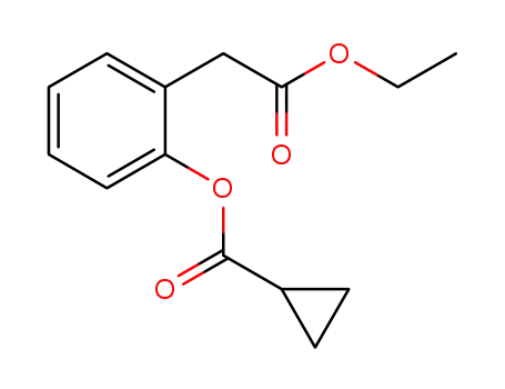 ethyl (2-cyclopropanecarbonyloxy)phenylacetate
