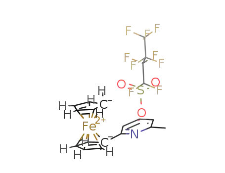2-ferrocenyl-6-methyl-pyridin-4-yl nonaflate