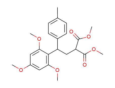 dimethyl 2-(2-(p-tolyl)-2-(2,4,6-trimethoxyphenyl)ethyl)malonate