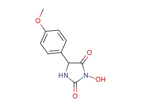 3-hydroxy-5-(4-methoxyphenyl)imidazolidine-2,4-dione