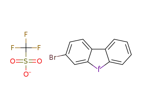 3-bromodibenzo[b,d]iodol-5-ium trifluoromethanesulfonate