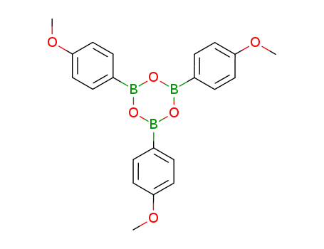 Molecular Structure of 7294-51-1 (4-Methoxyphenyl boronic acid anhydride)