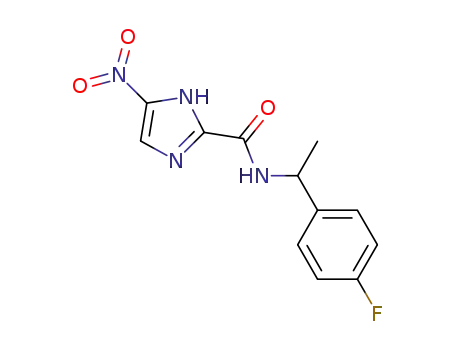 N-(1-(4-fluorophenyl)ethyl)-5-nitro-1H-imidazole-2-carboxamide