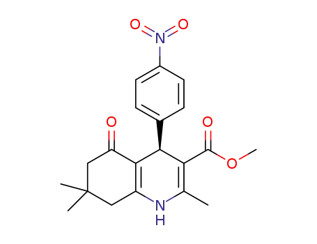 methyl 2,7,7-trimethyl-4-(4-nitrophenyl)-5-oxo-1,4,5,6,7,8-hexahydroquinoline-3-carboxylate