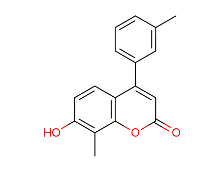 7-hydroxy-8-methyl-4-(3-methylphenyl)-2H-chromen-2-one