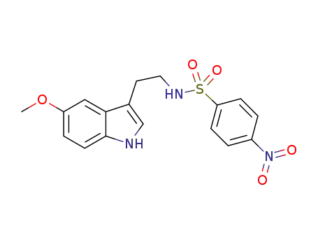 N-(2-(5-methoxy-1H-indol-3-yl)ethyl)-4-nitrobenzenesulfonamide