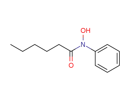 Molecular Structure of 25310-12-7 (Hexanamide, N-hydroxy-N-phenyl-)