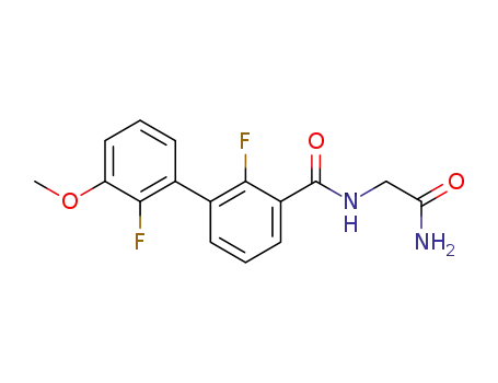 N-(2-amino-2-oxoethyl)-2,2’-difluoro-3’-methoxy-[1,1‘-biphenyl]-3-carboxamide