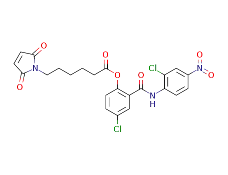 (4-chloro-2-((2-chloro-4-nitrophenyl)carbamoyl)phenyl-6-(2,5-dioxo-2,5-dihydro-1H-pyrrol-1-yl)hexanoate)