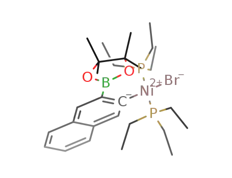 trans-bromo[3-(4,4,5,5-tetramethyl-1,3,2-dioxaborolan-2-yl)naphthalen-2-yl][bis(triethylphosphine)]nickel(II)