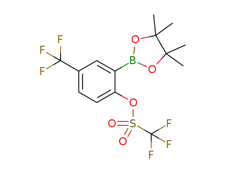 2-(4,4,5,5-tetramethyl-1,3,2-dioxaborolan-2-yl)-4-trifluoromethylphenyl triflate