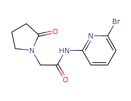 N-(6-bromopyridin-2-yl)-2-(2-oxopyrrolidin-1-yl)acetamide