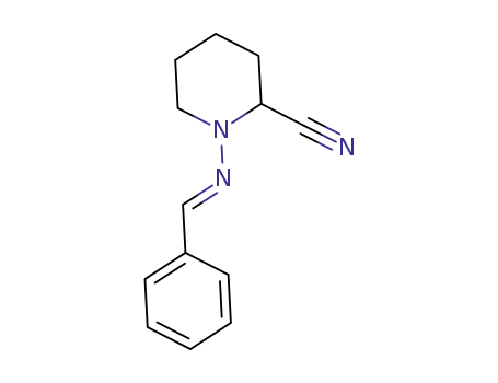 1-[(E)-benzylideneamino]piperidine-2-carbonitrile